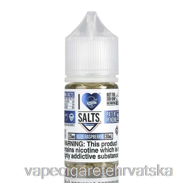 Vape Cigarete Plava Malina - Volim Soli - 30ml 25mg